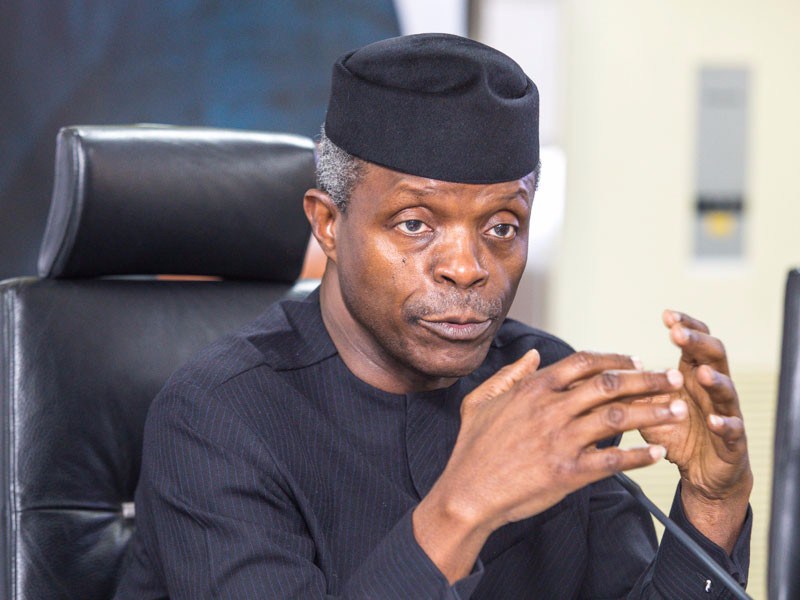 Buhari made me take a Salary Cut, Says Osinbajo