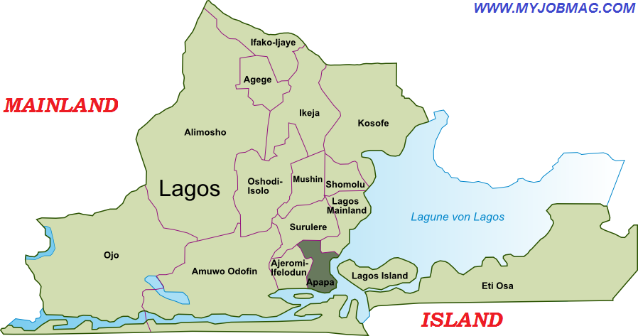 Lagos Island and Mainland