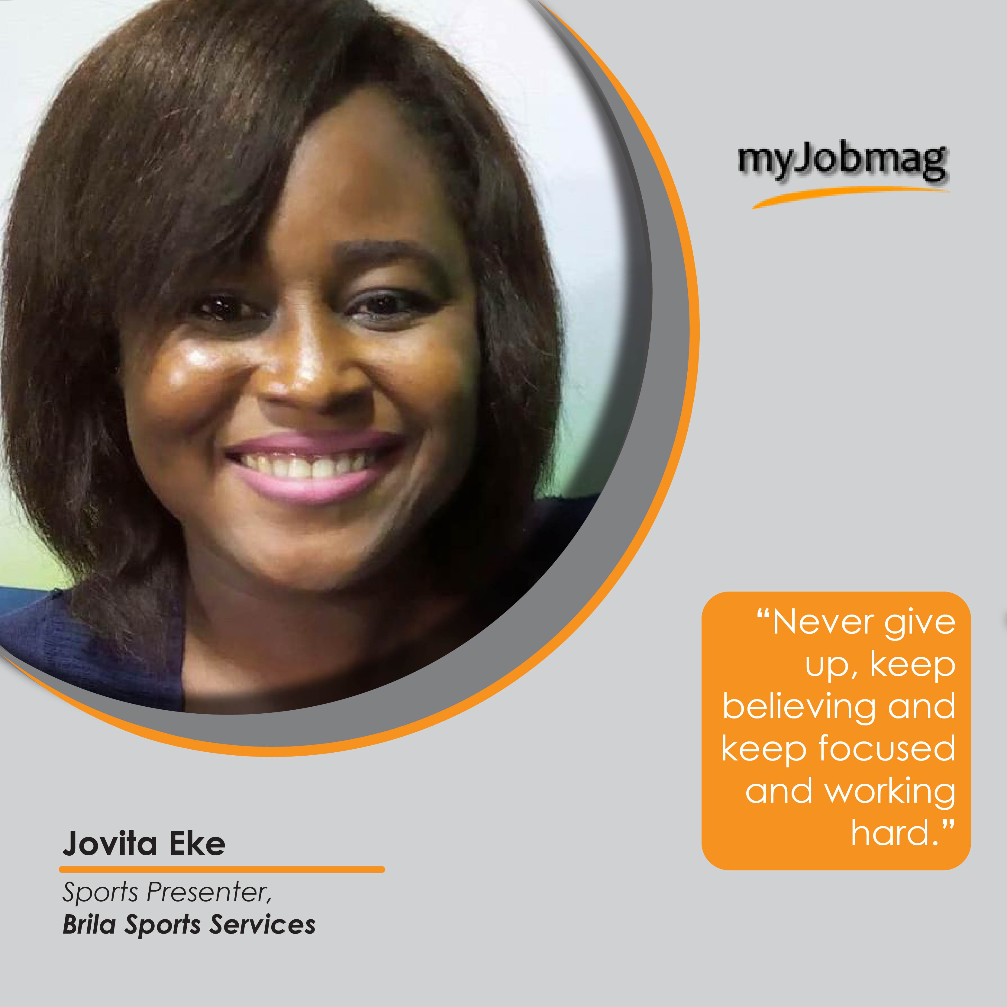 Jovita Eke career advice MyJobMag