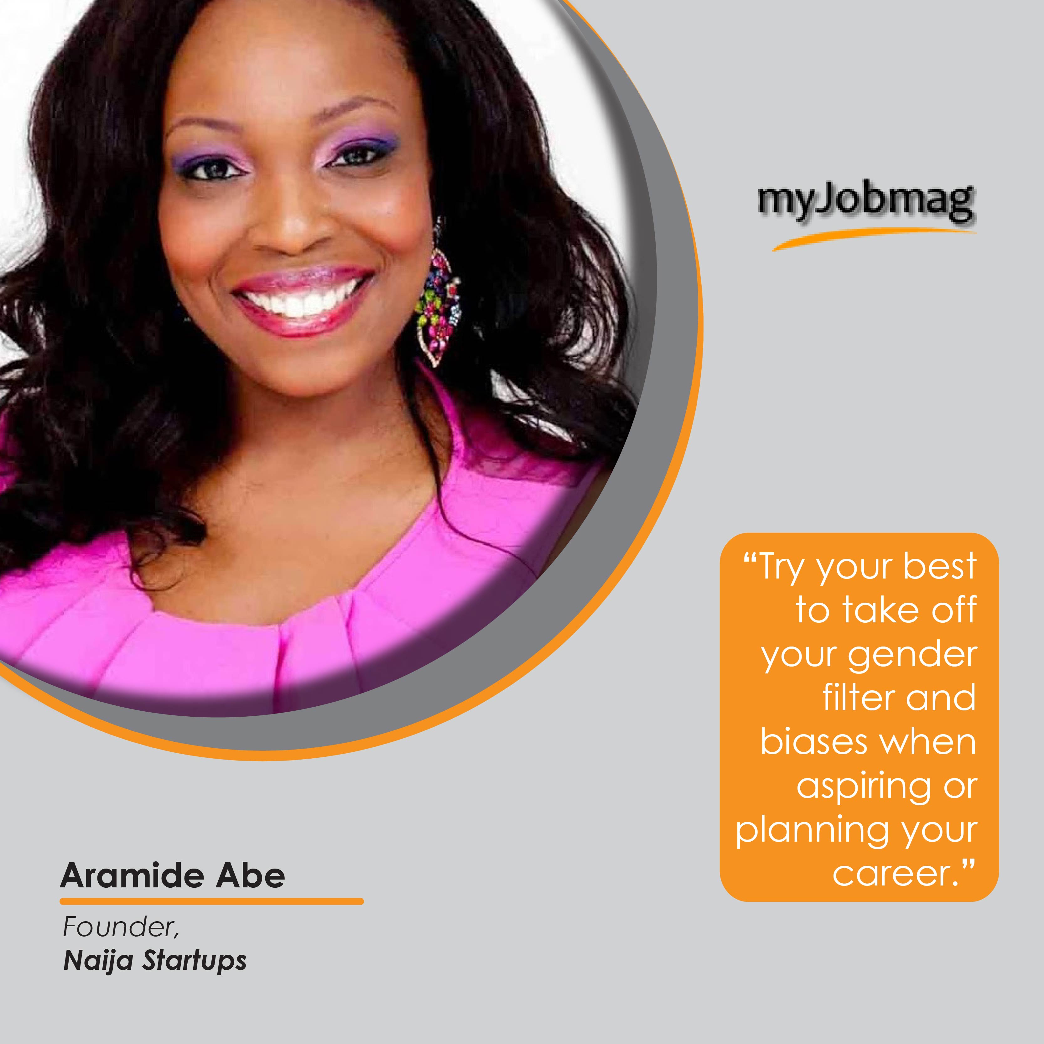 Aramide Abe career advice MyJobMag