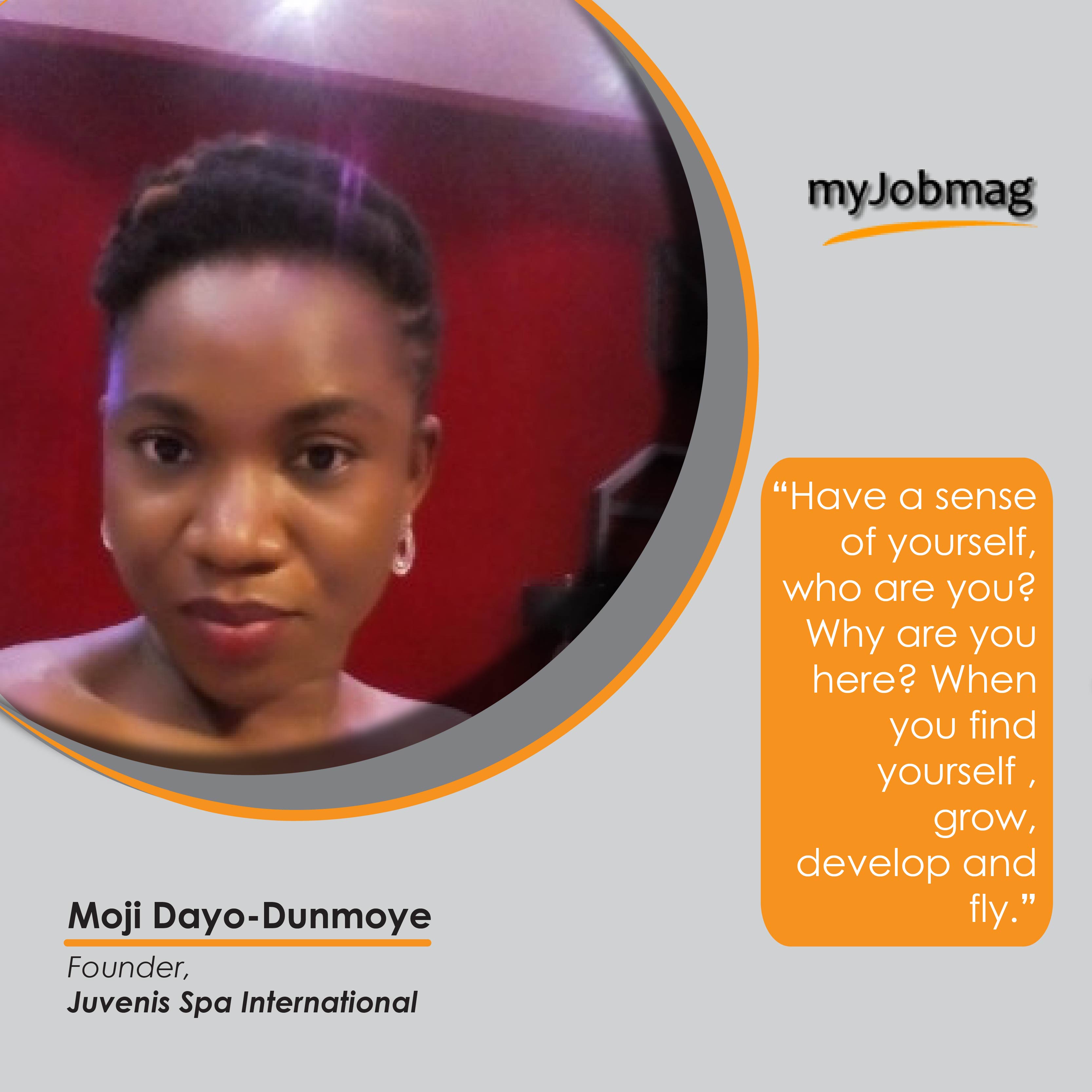 Moji Dayo Dunmoye career advice MyJobmag