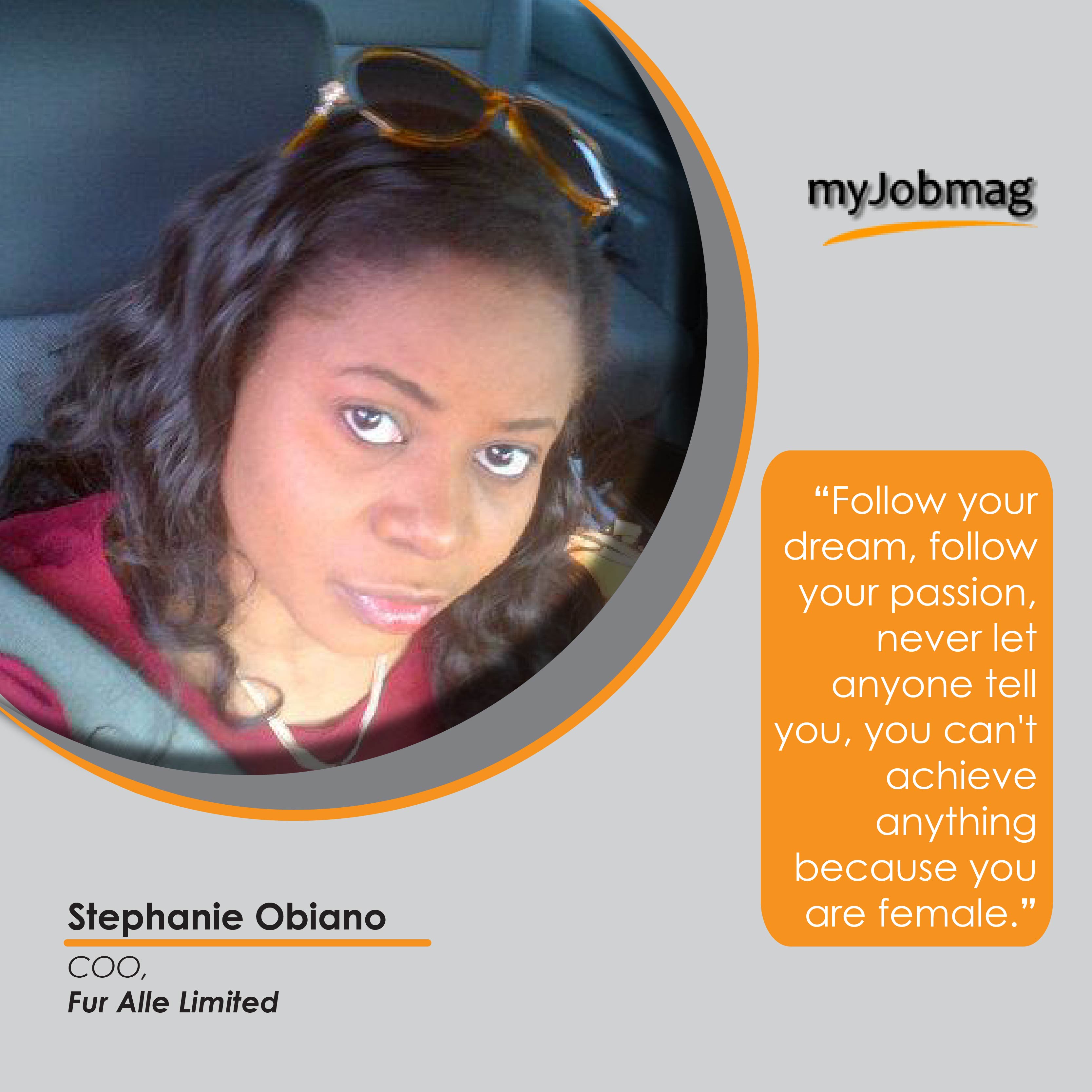 Stephanie Obiano career advice