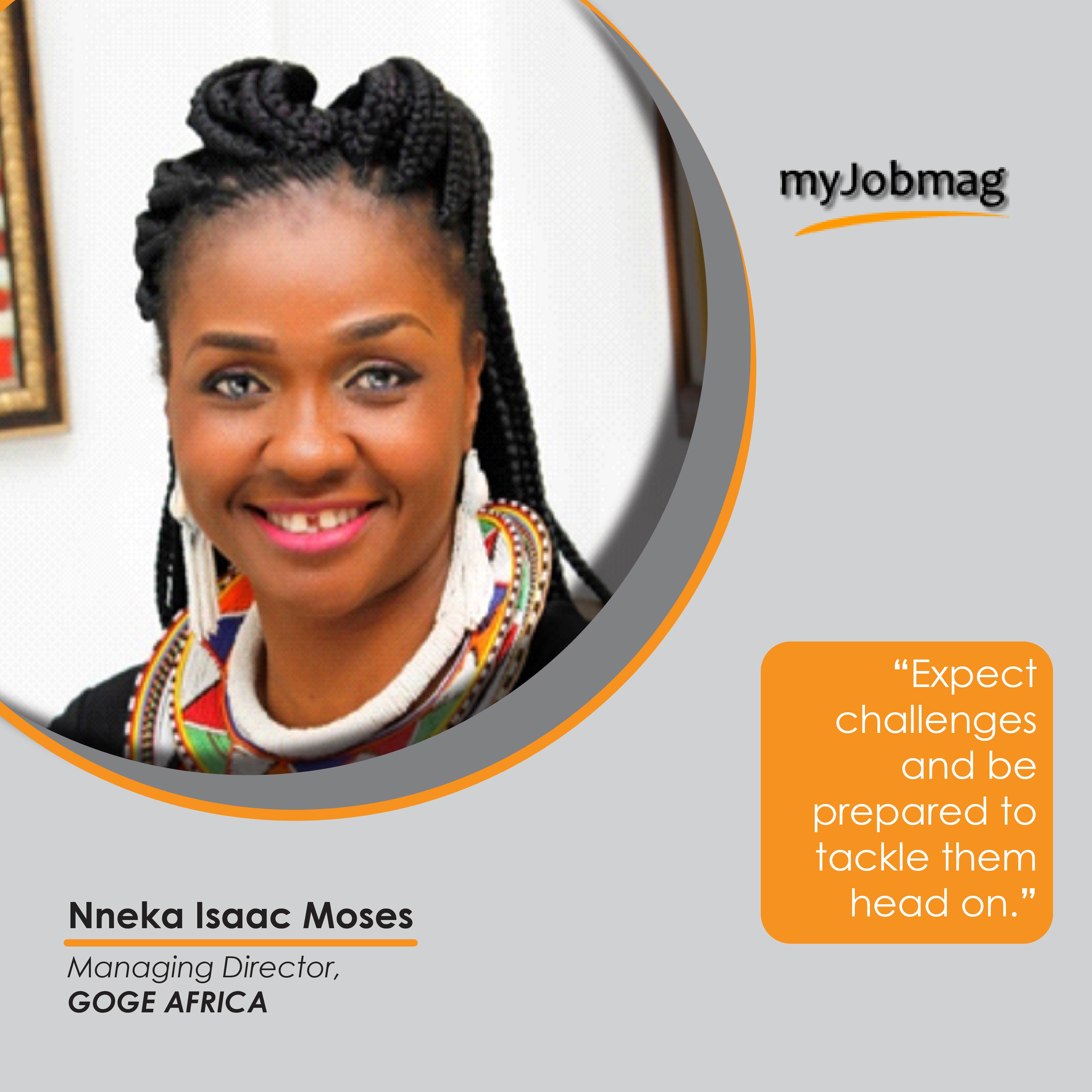 Nneka Isaac career advice MyJobMag