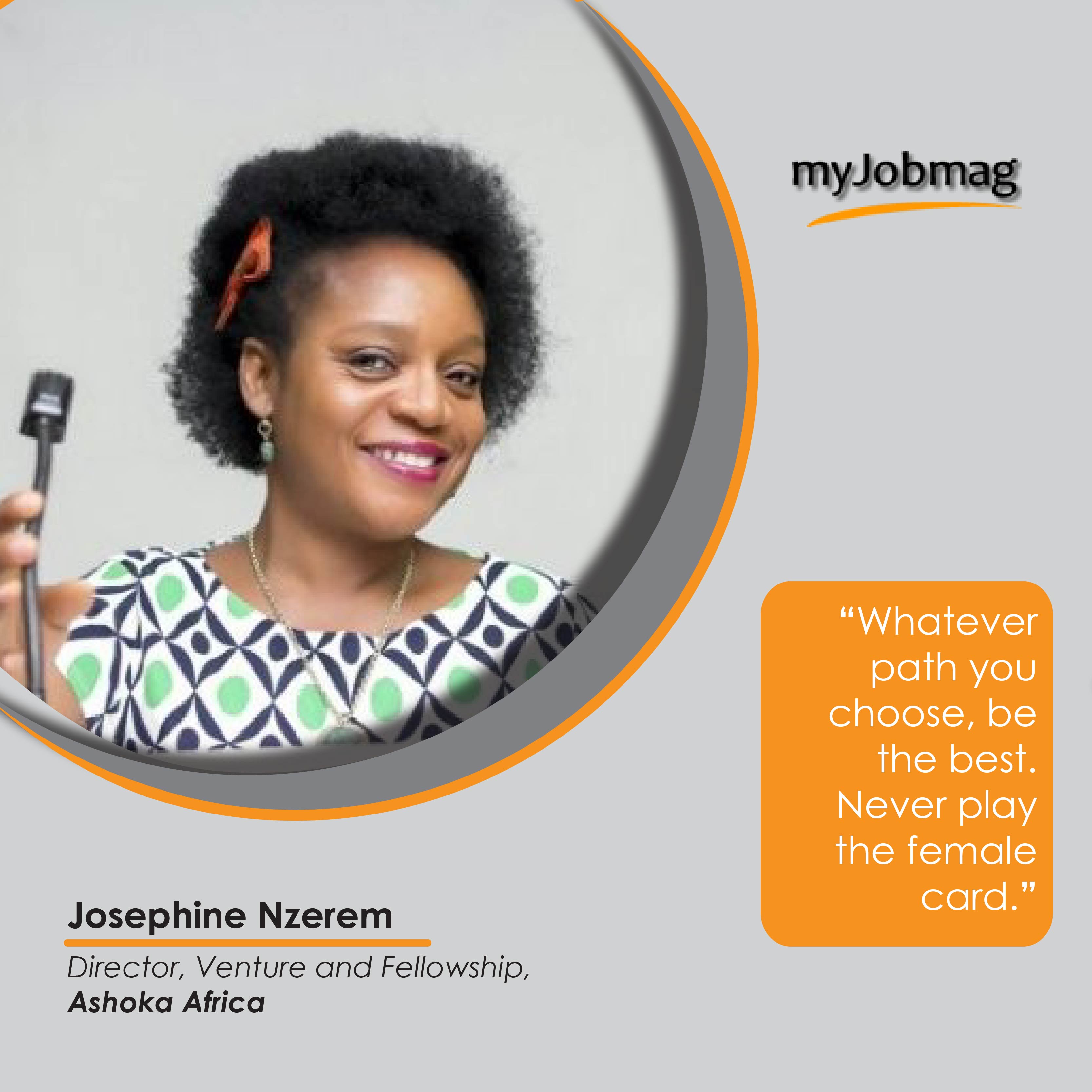 Josephine Nzerem career advice MyJobMag