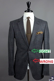 fashion mistake button men