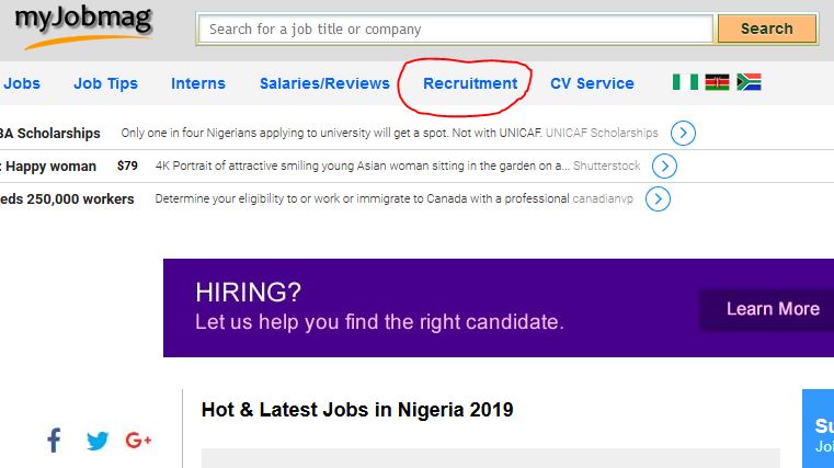 myjobmag recruitment
