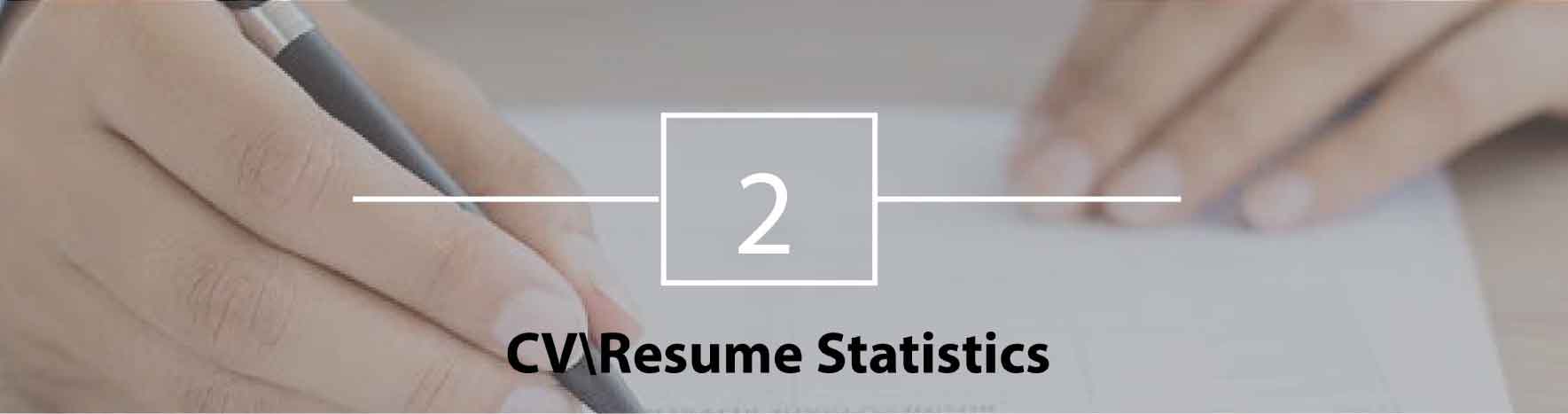 CV/Resume Statistics
