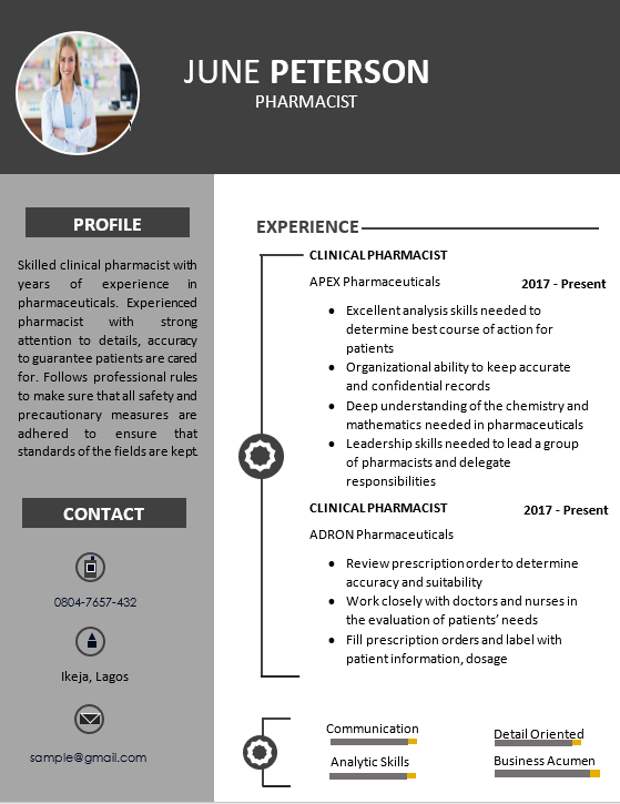 Myjobmag CV templates