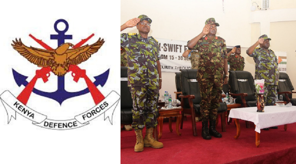 Kenya Defence Forces Salaries and Ranks 2019