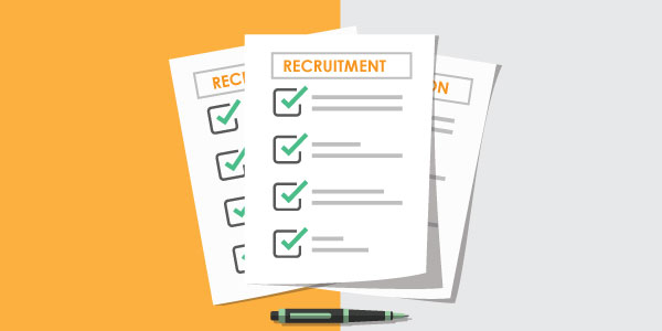 What is recruitment checklist