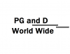 PG and D World Wide logo